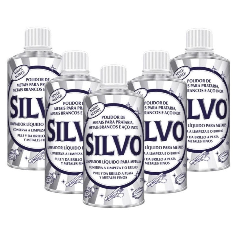 Limpiador de Metales 200 Silvo 5 x 200 ml