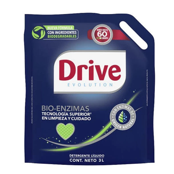 Detergente Matic Bio Enzimas Doypack Drive 3L