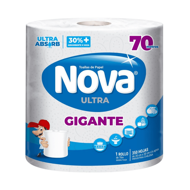 Toallas de Papel Gigante Nova 70 Mts