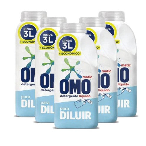 Detergente Liquido para Diluir Omo 5 x 500 ml