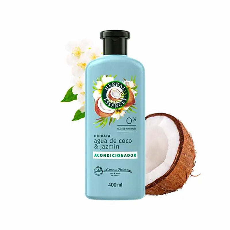 Acondicionador Agua de Coco y Jazmin Herbal Essences 400 ml Hogar Casanova 