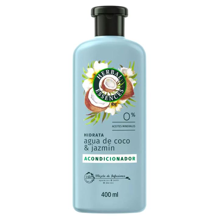 Acondicionador Agua de Coco y Jazmin Herbal Essences 400 ml Hogar Casanova 