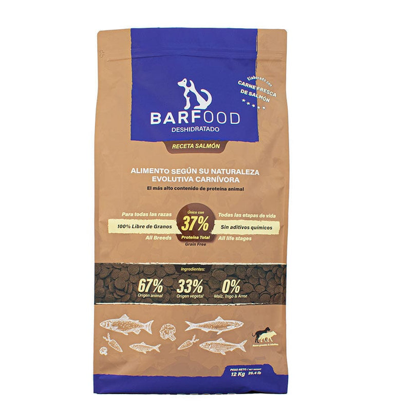 Alimento Perros Barfood Salmon 12 Kg Mascotas Barfood 