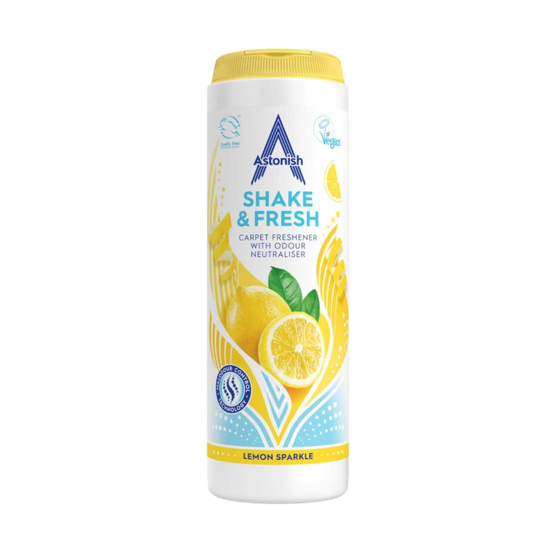 Aromatizante Alfombras Shake & Fresh Lemon Sparkle Astonish 350 gr Hogar Astonish 