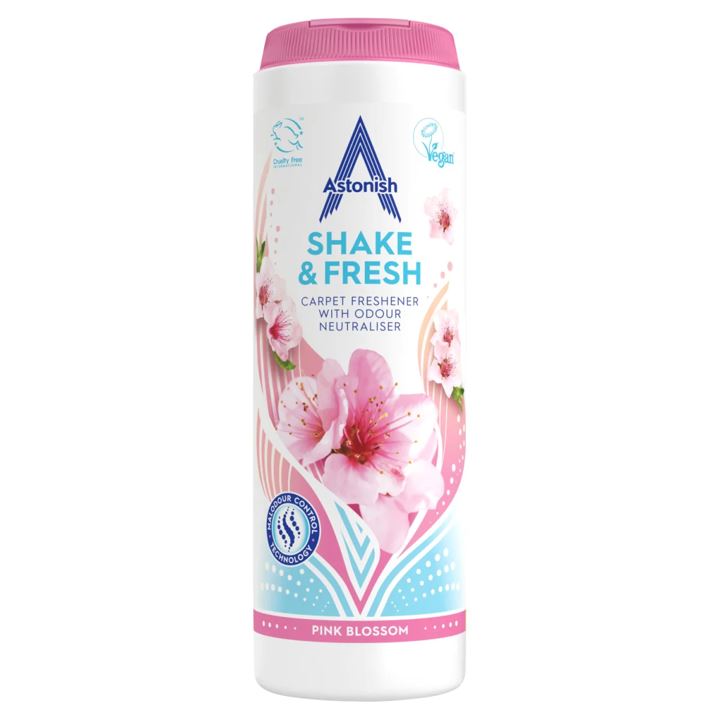 Aromatizante Alfombras Shake & Fresh - Pink Blossom Astonish 350 gr Hogar Astonish 