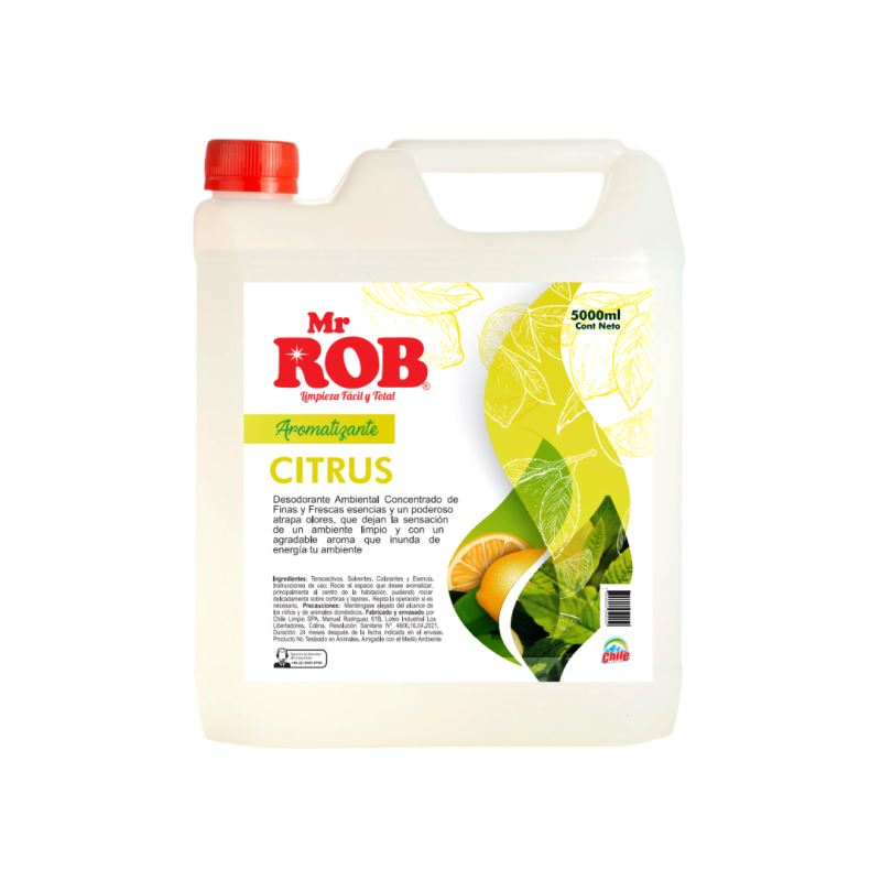 Aromatizante Critus Mr. Rob 5 Lt Empresas Tarzijan 