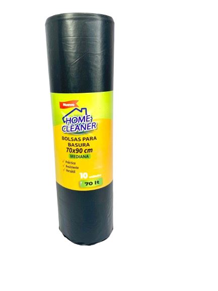 Bolsa de Basura Mediana 70 x 90 Home Cleaner 10 Un Hogar Home Cleaner 