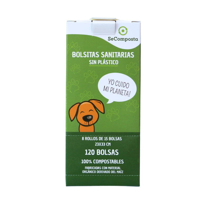 Bolsas Compostables Desechos de Mascotas SeComposta 120 unidades Mascotas SeComposta 