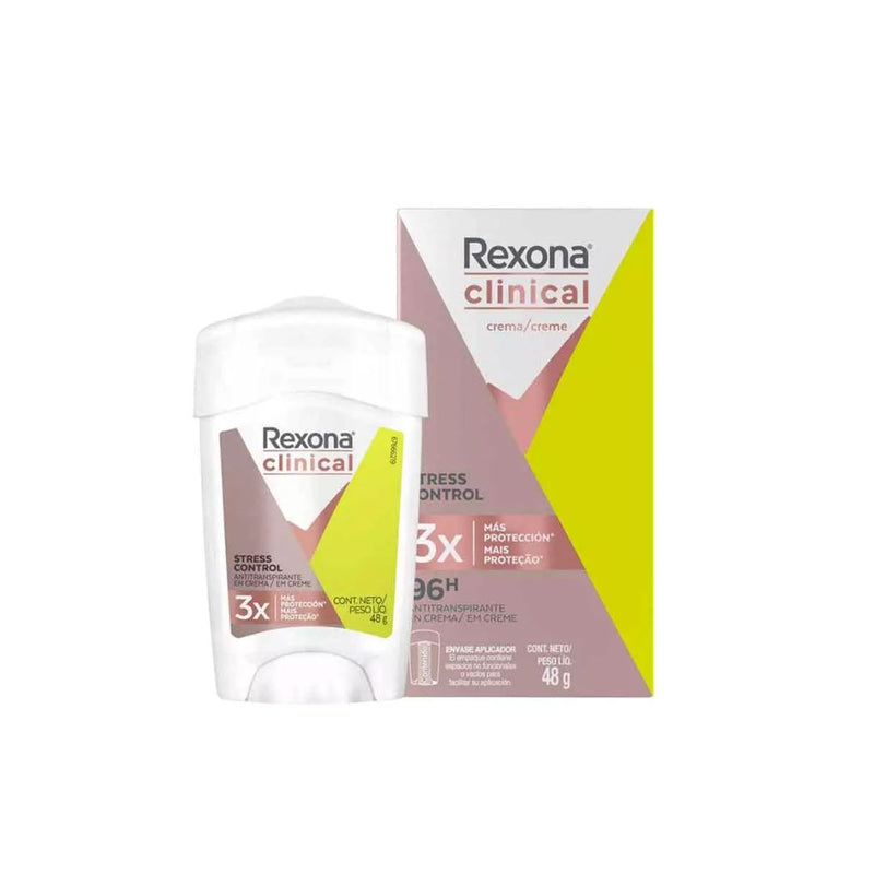 Desodorante En Crema Stress Control Rexona Clinical 48 gr Higiene Personal Casanova 