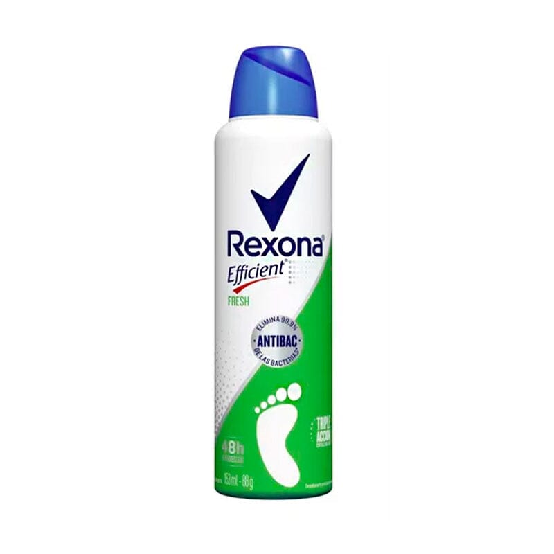 Desodorante para Pies 48 Hrs en Aerosol Rexona Efficient Fresh 153 ml Higiene Personal Casanova 