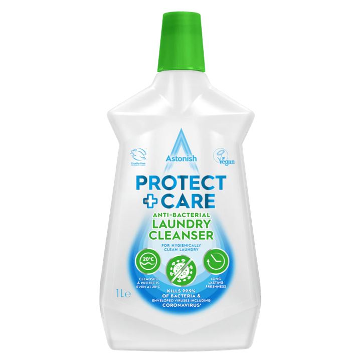 Detergente Antibacterial Ropa Protect + Care Astonish 1 Lt Hogar Astonish 