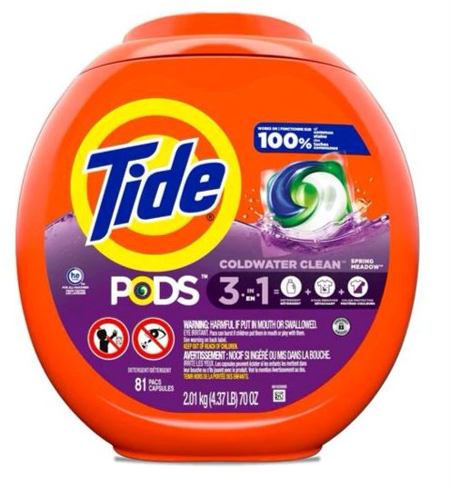 Detergente en Capsulas Tide 81 Un Hogar HBC 