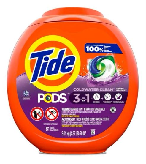 Detergente en Capsulas Tide 81 Un Hogar HBC 