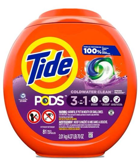 Detergente en Capsulas Tide 81 Un Hogar HBC 