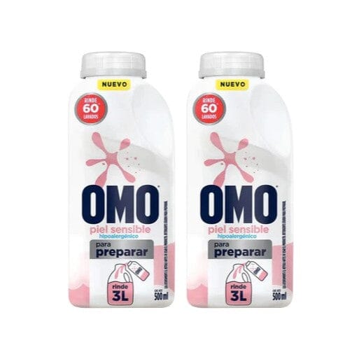 Detergente Liquido Piel Sensible para Diluir Omo 2 x 500 ml Hogar Otros 