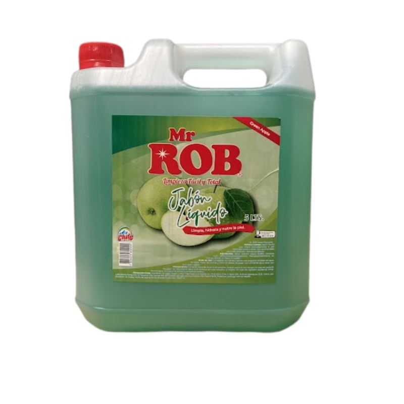 Jabón Líquido Económico Manzana Mr. Rob 5 Lt Empresas Tarzijan 