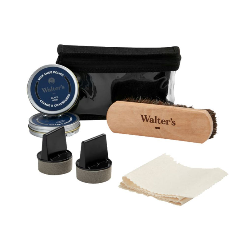 Kit de Pulitura para Calzado Cuero Walters Hogar BKF 