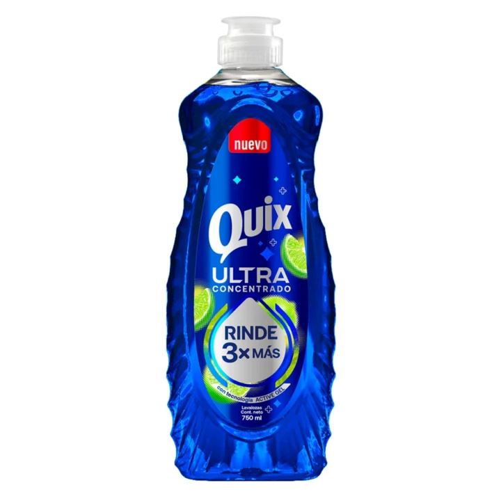 Lavalozas Ultra Concentrado Quix 750 ml Baño y Cocina Casanova 