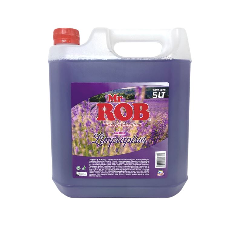 Limpiapisos Lavanda Mr. Rob 5 Lt Empresas Tarzijan 