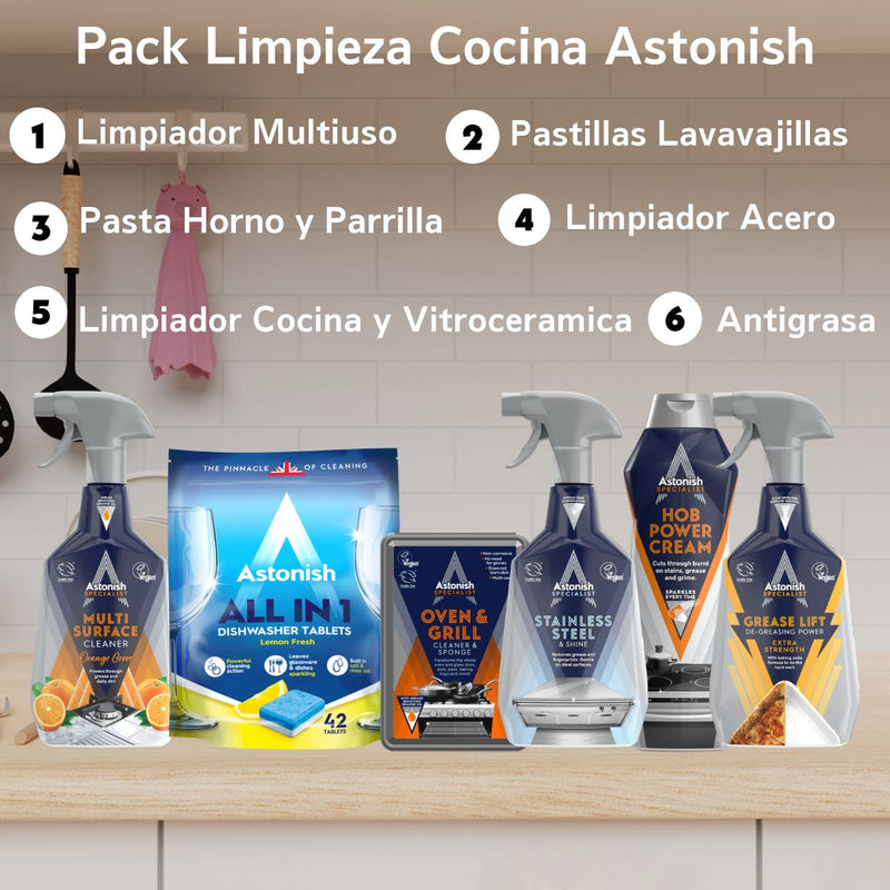 Pack Limpieza Cocina Astonish Hogar Astonish 