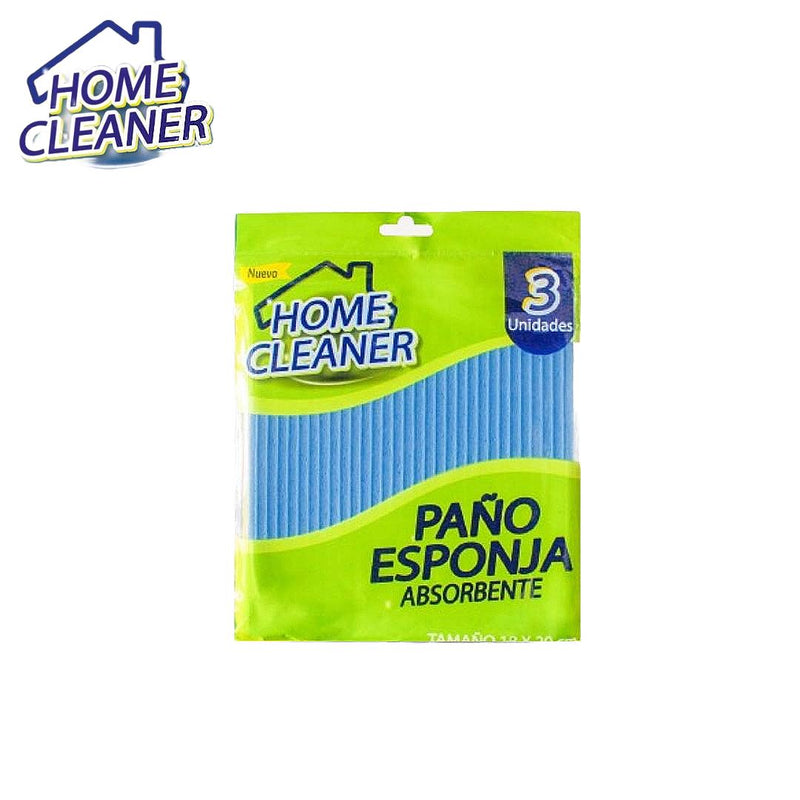 Paño Esponja Absorvente Home Cleaner 3 Un Hogar Home Cleaner 