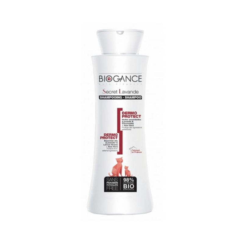 Shampoo Secret Lavanda Biogance 250 ml Mascotas Serpa 