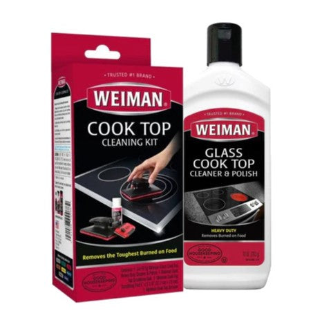 Kit para Limpiar Vitroceramica Weiman + Crema para Limpiar Vitroceramica Weiman 425 ml