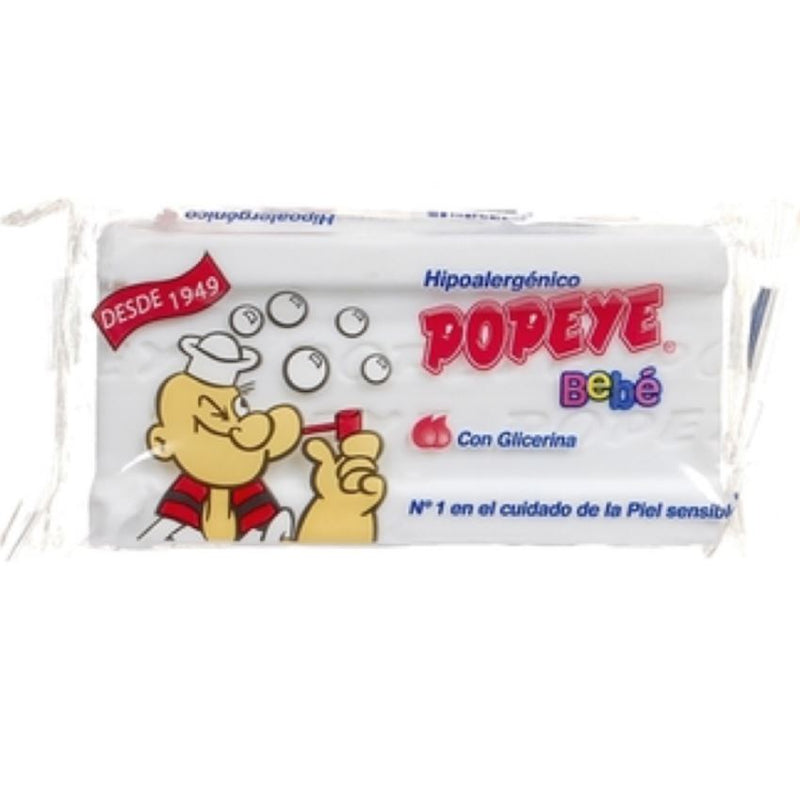 Jabon Bebe Extra Blanco Popeye 170 gr Hogar Mundo Limpio 