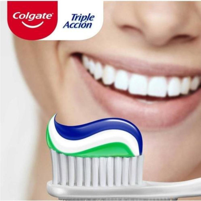 Pasta Dental Triple Accion Menta Original Colgate 75 ml Higiene Personal Mundo Limpio 